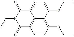 2-Ethyl-6,7-diethoxy-2H-benzo[de]isoquinoline-1,3-dione Struktur