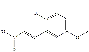 2,5-Dimethoxy-1-[(E)-2-nitroethenyl]benzene Struktur