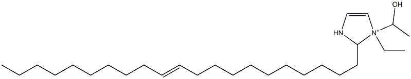 1-Ethyl-2-(11-henicosenyl)-1-(1-hydroxyethyl)-4-imidazoline-1-ium Struktur