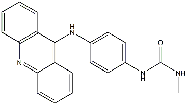 N-[4-[(Acridine-9-yl)amino]phenyl]-N'-methylurea Struktur