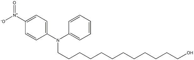 12-(N-Phenyl-4-nitroanilino)-1-dodecanol Struktur