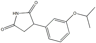 2-[3-(Isopropyloxy)phenyl]succinimide Struktur