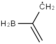 2-Boryl-2-propenyl radical Struktur