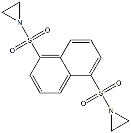 1,1'-(1,5-Naphthylenebissulfonyl)bisaziridine Struktur