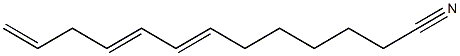 7,9,12-Tridecatrienenitrile Struktur