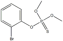 Thiophosphoric acid O,O-dimethyl O-[o-bromophenyl] ester Struktur