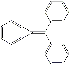 7-Benzhydrylidenebicyclo[4.1.0]heptane-1,3,5-triene Struktur