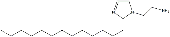 2,5-Dihydro-2-tridecyl-1H-imidazole-1-ethanamine Struktur