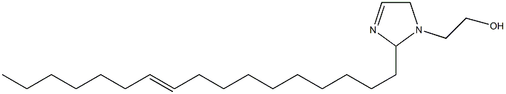 2-(10-Heptadecenyl)-3-imidazoline-1-ethanol Struktur