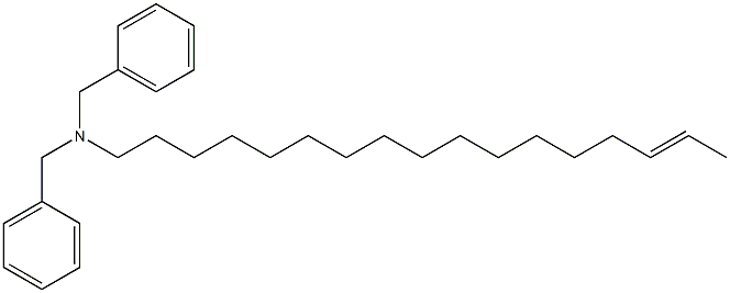 (15-Heptadecenyl)dibenzylamine Struktur