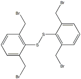 Bis[2,6-bis(bromomethyl)phenyl] persulfide Struktur