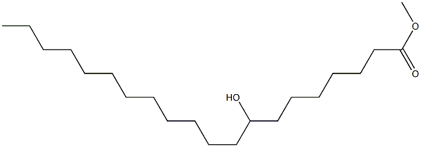 8-Hydroxyicosanoic acid methyl ester Struktur