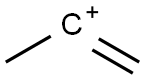 Propene-2-ylium Struktur