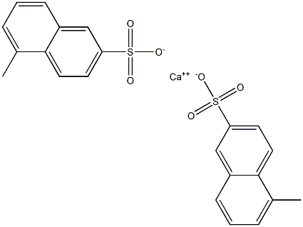 Bis(5-methyl-2-naphthalenesulfonic acid)calcium salt Struktur