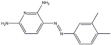 3-[(3,4-Dimethylphenyl)azo]-2,6-pyridinediamine Struktur