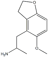 2-[(2,3-Dihydro-5-methoxybenzofuran)-4-yl]-1-methylethanamine Struktur