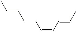 (2E,4Z)-2,4-Decadiene Struktur