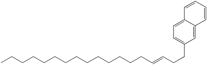 2-(3-Octadecenyl)naphthalene Struktur