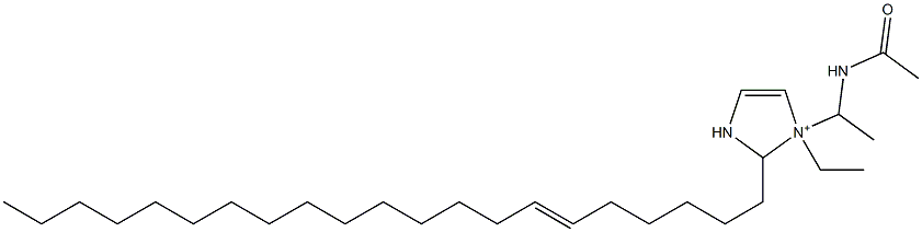 1-[1-(Acetylamino)ethyl]-1-ethyl-2-(6-henicosenyl)-4-imidazoline-1-ium Struktur