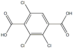 2,3,5-Trichloroterephthalic acid Struktur