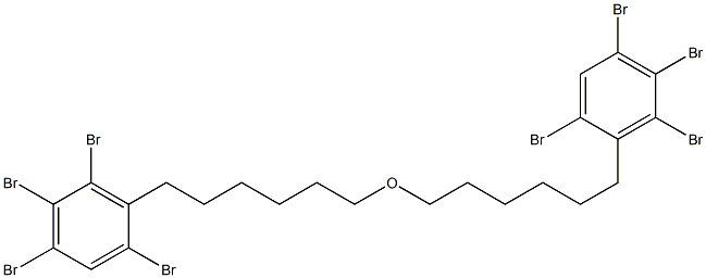 2,4,5,6-Tetrabromophenylhexyl ether Struktur