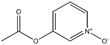 3-Acetoxypyridine 1-oxide Struktur