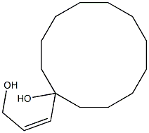 1-[(Z)-3-Hydroxy-1-propenyl]-1-cyclododecanol Struktur