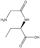 [R,(+)]-2-(2-Aminoacetylamino)butyric acid Struktur