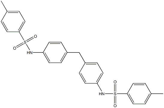 Bis[4-(tosylamino)phenyl]methane Struktur