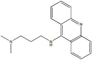 9-[3-(Dimethylamino)propylamino]acridine Struktur