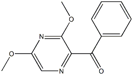 2,6-Dimethoxy-3-benzoylpyrazine Struktur