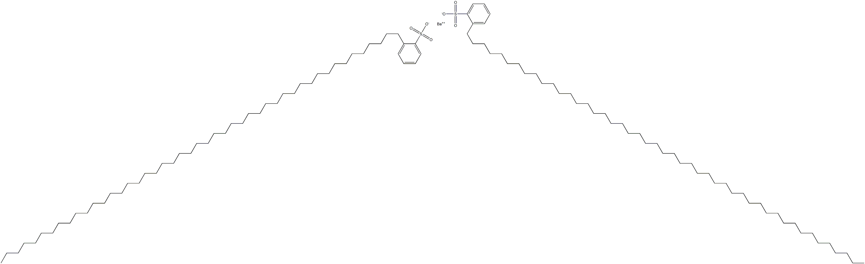 Bis[2-(heptatetracontan-1-yl)benzenesulfonic acid]barium salt Struktur