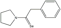 1-(1-Selenoxo-2-phenylethyl)pyrrolidine Struktur