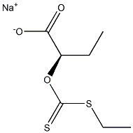 [R,(-)]-2-[Ethylthiocarbonothioyloxy]butyric acid sodium salt Struktur