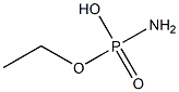 Amidophosphoric acid hydrogen ethyl ester Struktur