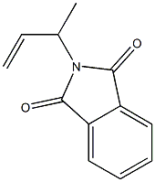 N-(1-Methyl-2-propenyl)phthalimide Struktur