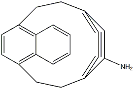 2,5-(1,4-Naphthalenediylbisethylene)aniline Struktur