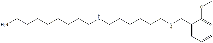 N-[6-[(8-Aminooctyl)amino]hexyl]-2-methoxybenzylamine Struktur