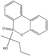 6-(1-Hydroxy-1-methylbutyl)-6H-dibenz[c,e][1,2]oxaphosphorin 6-oxide Struktur