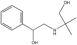 2-[(2-Hydroxy-1,1-dimethylethyl)amino]-1-phenylethanol Struktur