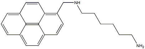 1-(6-Aminohexylaminomethyl)pyrene Struktur