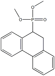 [(9,10-Dihydrophenanthren)-9-yl]phosphonic acid dimethyl ester Struktur