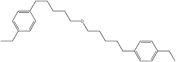 4-Ethylphenylpentyl ether Struktur