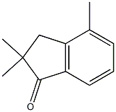 2,3-DIHYDRO-2,2,4-TRIMETHYL-1H-INDEN-1-ONE Struktur