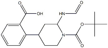 4-(1-Boc-piperidine-6-carboxamido)benzoic acid Struktur