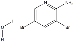 2-Amino-3,5-dibromopyridine hydrate,92% Struktur