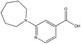 2-(1-Azepanyl)isonicotinic acid Struktur