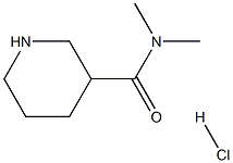 N,N-Dimethyl-3-piperidinecarboxamide hydrochloride Struktur