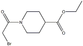 Ethyl 1-(2-bromoacetyl)-4-piperidinecarboxylate Struktur