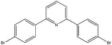 2,6-bis(4-bromophenyl)pyridine Struktur